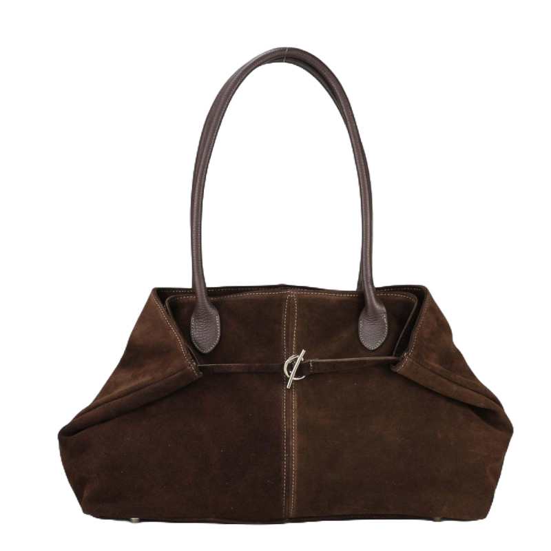 Leather bag with Double Handle