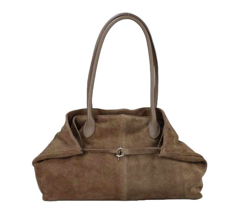 Leather bag with Double Handle