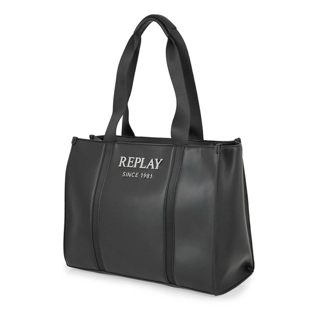 Replay γυναικεία τσάντα ώμου μαύρη