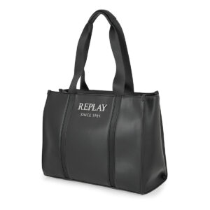 Replay γυναικεία τσάντα ώμου μαύρη